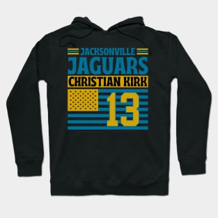 Jacksonville Jaguars Kirk 13 American Flag Football Hoodie